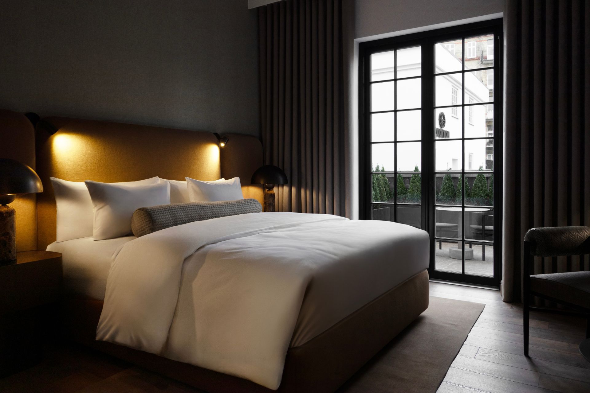 Superior courtyard værelse i moderne og roligt design. Foto: PR