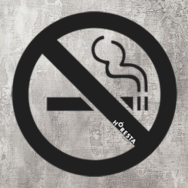 Rygning forbudt-klistermærke