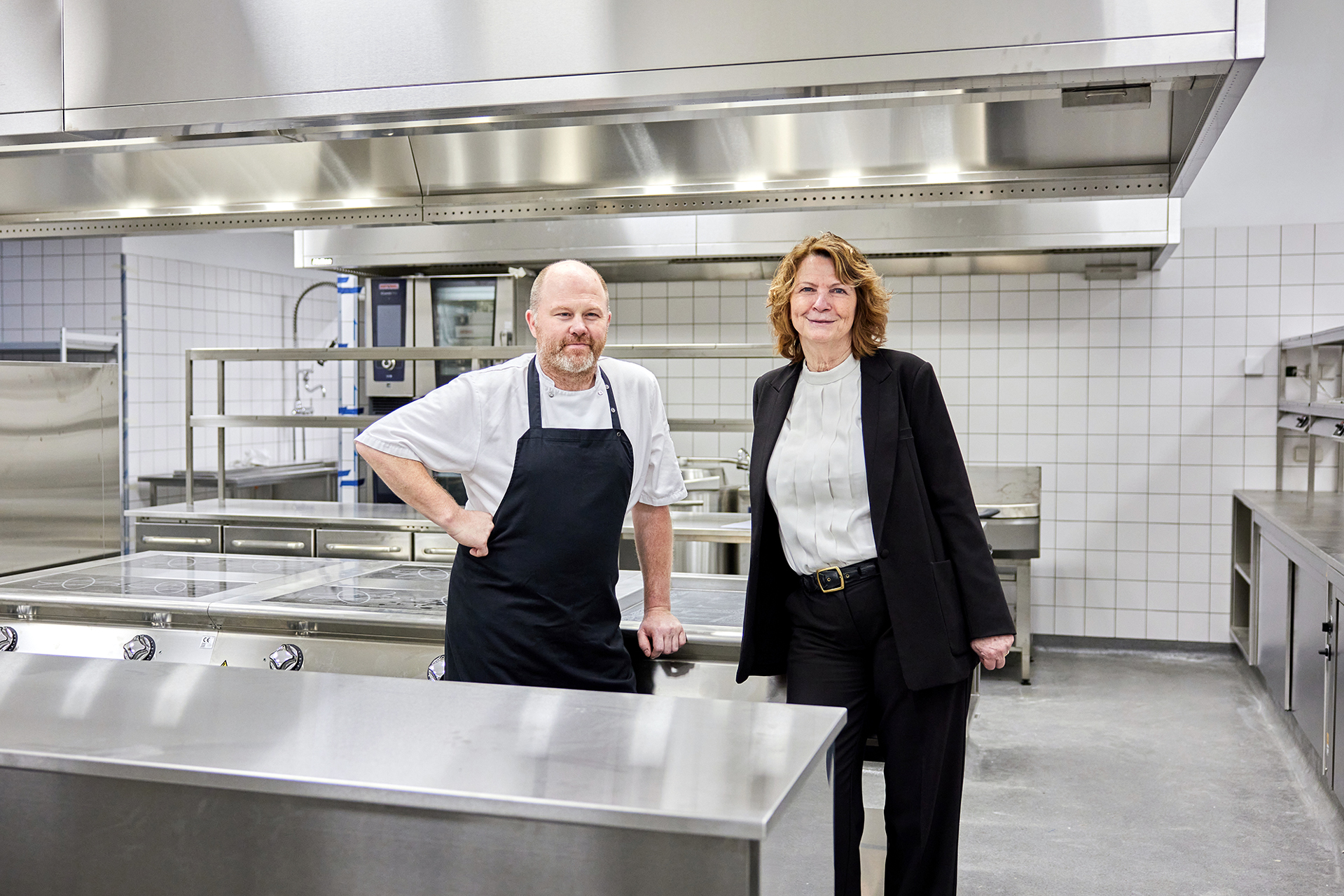 Køkkenchef Peter Brandt Møller og hoteldirektør Rikke Gandrup fra Color Hotel Skagen.